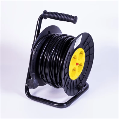 TOO CRB-4250 4 aljzat 25 méter 3x1.5mm2 fekete kábeldob TOO CRB-4250 4 aljzat 25 méter 3x1.5mm2 fekete kábeldob
