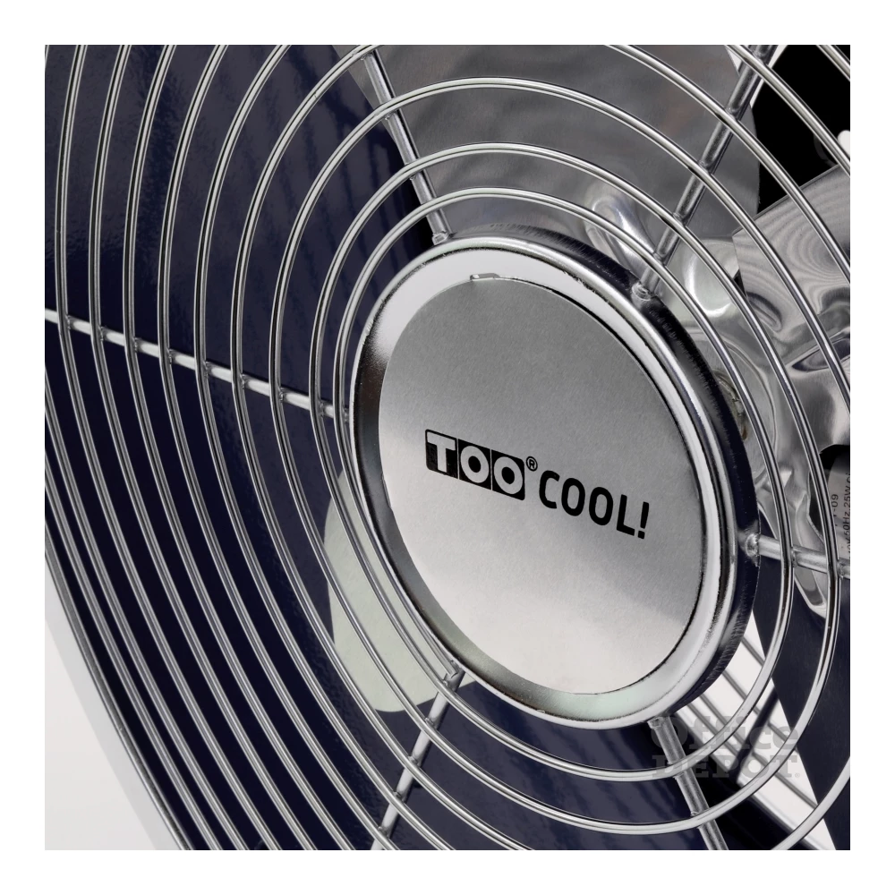 TOO FAND-20-500-BL kék, 20 cm, sebességfokozat száma:2, 20 W, asztali ventilátor