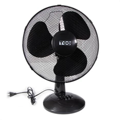 TOO FAND-40-201-B ICEBERG fekete, 40 cm, sebességfokozat száma:3, 45 W, asztali ventilátor