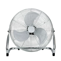 TOO FANF-35-302-M ezüst, 35 cm, sebességfokozat száma:3, 50W, padló ventilátor(Újracsomagolt)