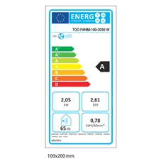 TOO FANM-100-2050 W ALASKA mobil klíma, hűt, távirányító, beépítő keret, 2050W