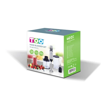TOO HB-800-700-B-S 1000W 3in1 ezüst botmixer TOO HB-800-700-B-S 1000W 3in1 ezüst botmixer
