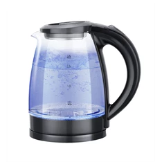 TOO KE-800 1,8L-es fekete üveg vízforraló