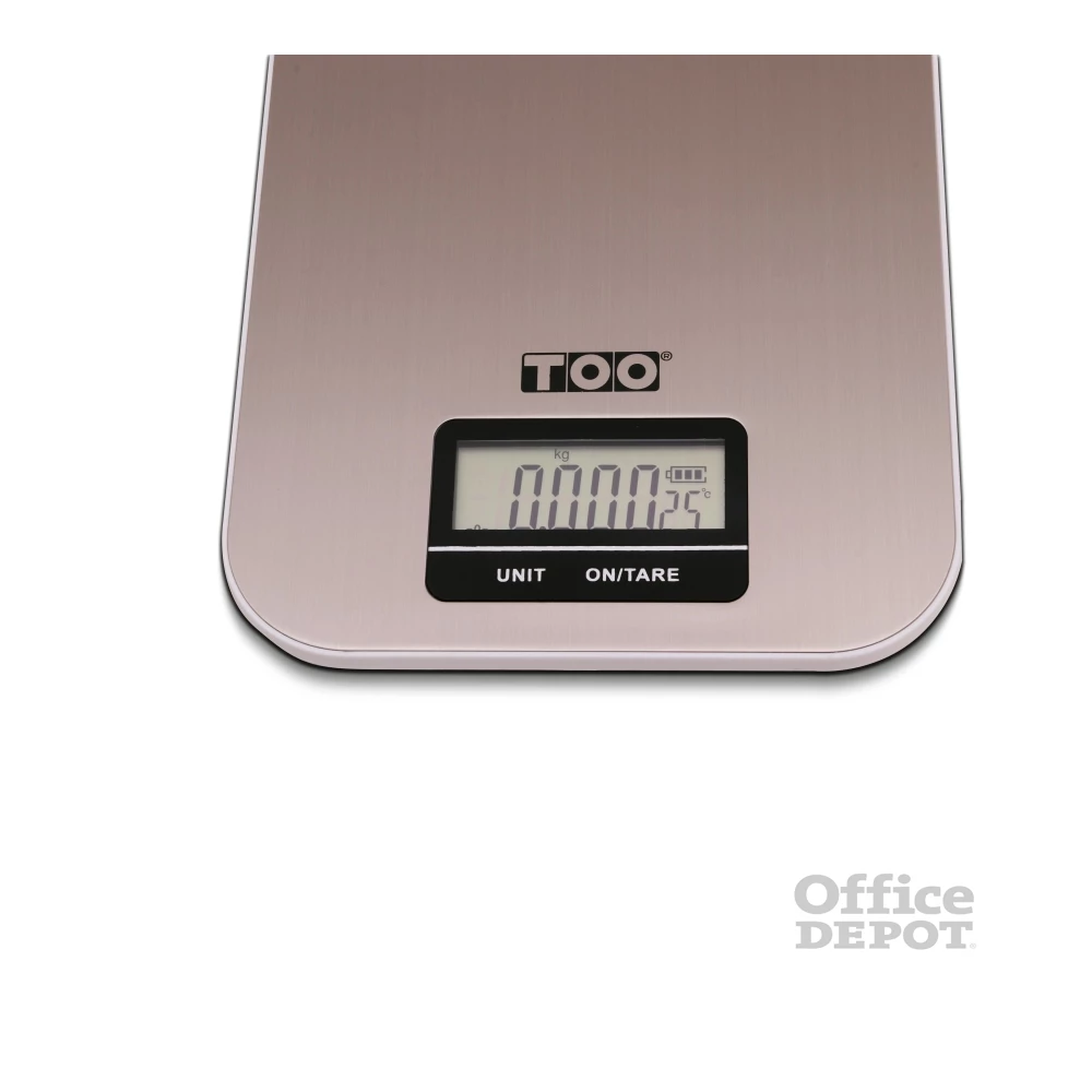 TOO KSC-600-SS ezüst konyhai mérleg