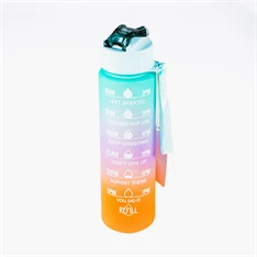 TOO KT-398 900ml-es színátmenetes motivációs kulacs idézetekkel és időskálával TOO KT-398 900ml-es színátmenetes motivációs kulacs idézetekkel és időskálával