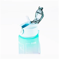 TOO KT-398 900ml-es színátmenetes motivációs kulacs idézetekkel és időskálával TOO KT-398 900ml-es színátmenetes motivációs kulacs idézetekkel és időskálával