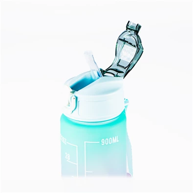 TOO KT-398 900ml-es színátmenetes motivációs kulacs idézetekkel és időskálával TOO KT-398 900ml-es színátmenetes motivációs kulacs idézetekkel és időskálával