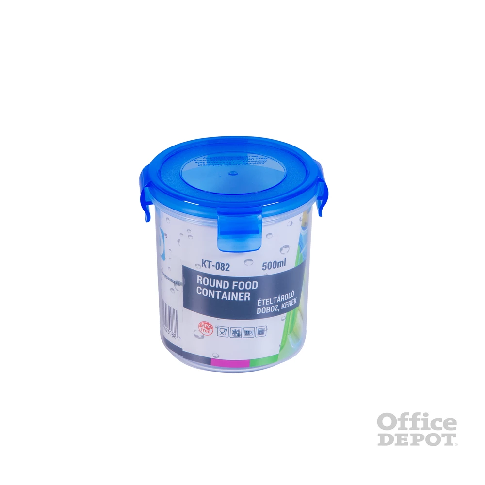 TOO KT-082 500ml-es kerek, 11 cm magas ételtároló doboz