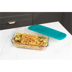 TOO KT-101 üveg 1600 ml-es hőálló négyzetes ételtároló műanyag tetővel TOO KT-101 üveg 1600 ml-es hőálló négyzetes ételtároló műanyag tetővel