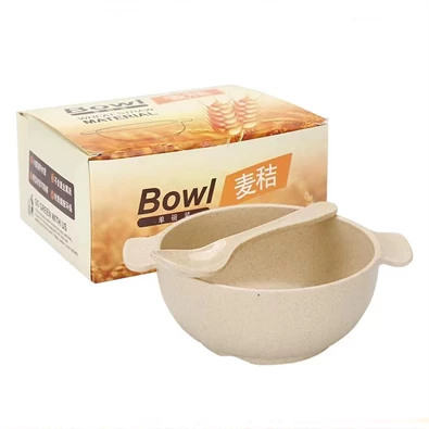 TOO KT-112-B vegyes színekben búzaszalma műanyag Baba tál/kanál készlet 4db, 15.5×12 cm TOO KT-112-B vegyes színekben búzaszalma műanyag Baba tál/kanál készlet 4db, 15.5×12 cm