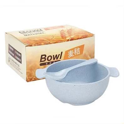 TOO KT-112-B vegyes színekben búzaszalma műanyag Baba tál/kanál készlet 4db, 15.5×12 cm TOO KT-112-B vegyes színekben búzaszalma műanyag Baba tál/kanál készlet 4db, 15.5×12 cm