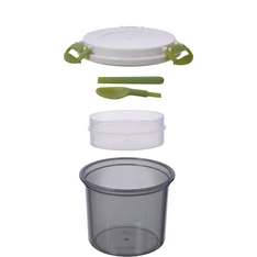 TOO KT-146 joghurt tároló kanállal, ételtároló doboz 600ml TOO KT-146 joghurt tároló kanállal, ételtároló doboz 600ml