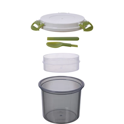TOO KT-146 joghurt tároló kanállal, ételtároló doboz 600ml TOO KT-146 joghurt tároló kanállal, ételtároló doboz 600ml