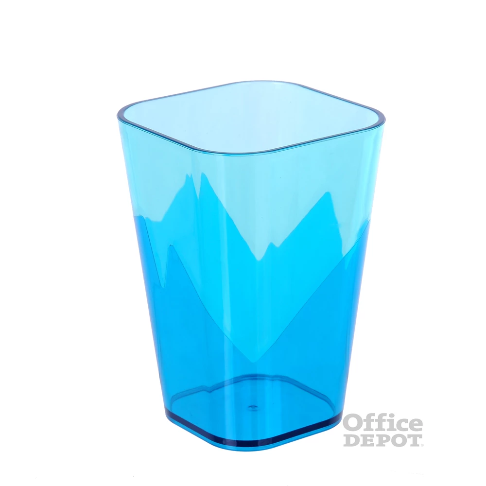 TOO KT-148-BL 600ml-es duplafalú, négyszögletes műanyag pohár