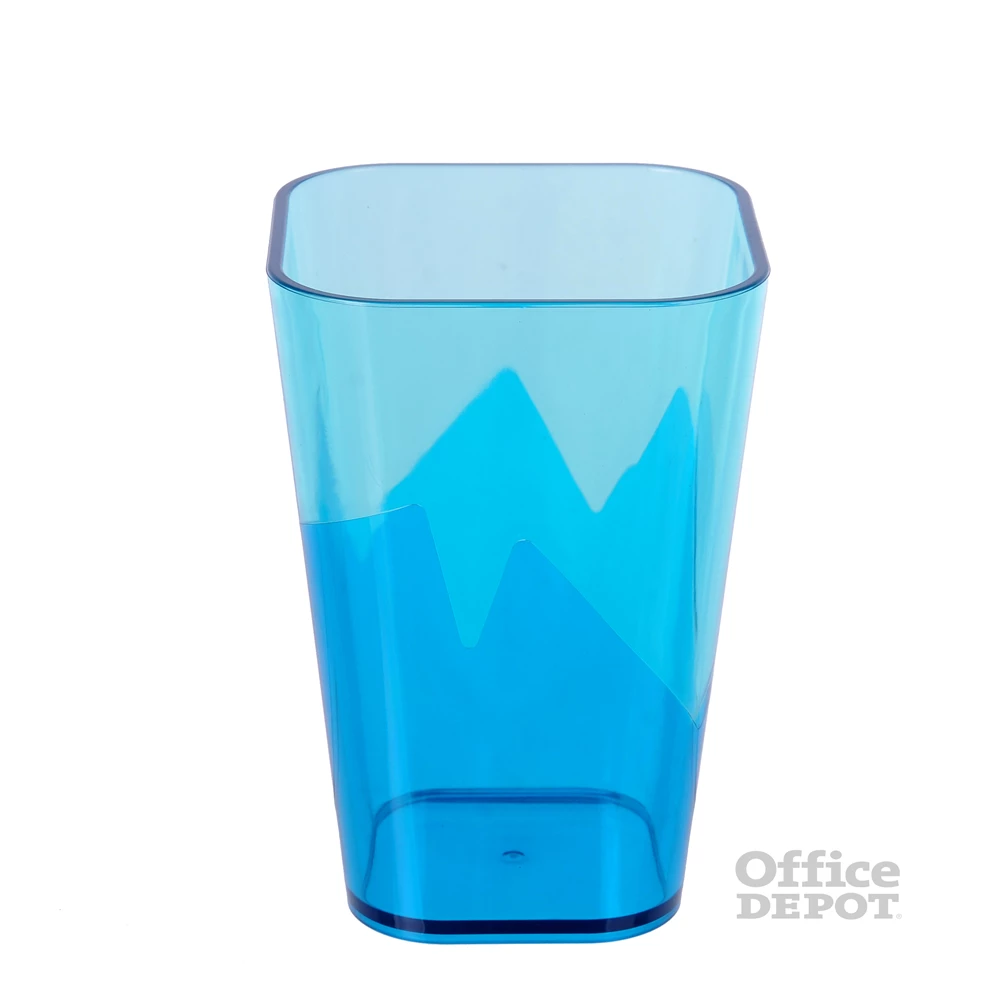 TOO KT-148-BL 600ml-es duplafalú, négyszögletes műanyag pohár