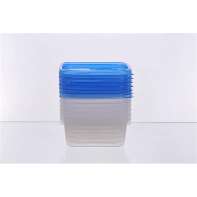 TOO KT-151 7db-os négyzetes 600ml-es ételtároló doboz szett TOO KT-151 7db-os négyzetes 600ml-es ételtároló doboz szett