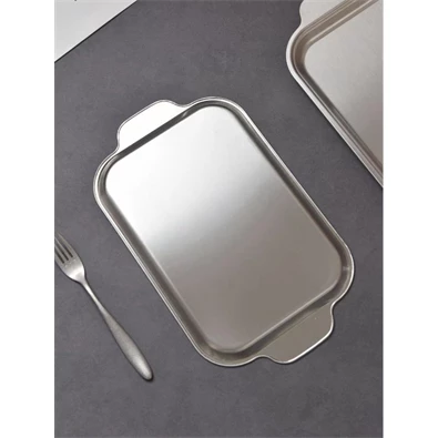 TOO KT-308 Fémtálca fogóval 33 x 19 x 1 cm TOO KT-308 Fémtálca fogóval 33 x 19 x 1 cm