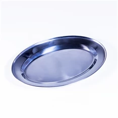 TOO KT-449 Fém ovális tálca 25 cm TOO KT-449 Fém ovális tálca 25 cm