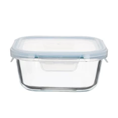 TOO KT-87 üveg 800 ml-es hőálló négyzet alakú ételtároló csatolható műanyag tetővel TOO KT-87 üveg 800 ml-es hőálló négyzet alakú ételtároló csatolható műanyag tetővel