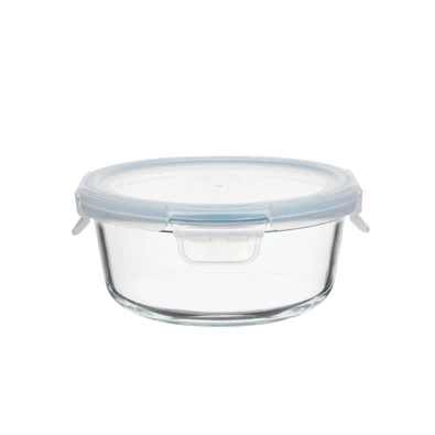 TOO KT-89 üveg 650 ml-es hőálló kerek ételtároló csatolható műanyag tetővel TOO KT-89 üveg 650 ml-es hőálló kerek ételtároló csatolható műanyag tetővel