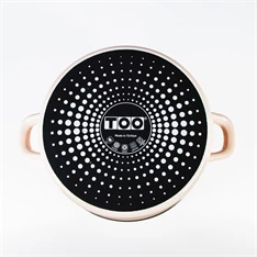 TOO LINE ROSE 5,5 literes, 24cm átmérő, 12cm magasságú lábas (fazék) üveg fedővel