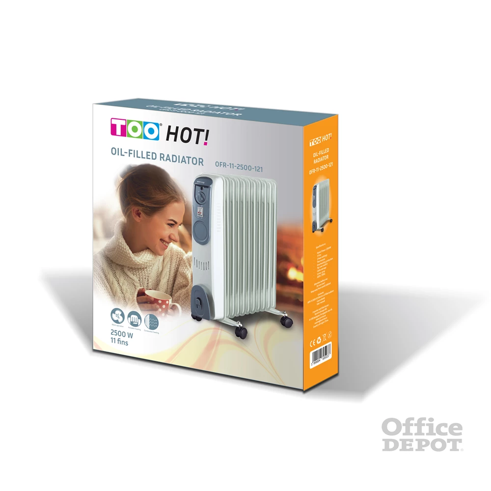 TOO OFR-11-2500-121 2500W 11 tagú elektromos olajradiátor