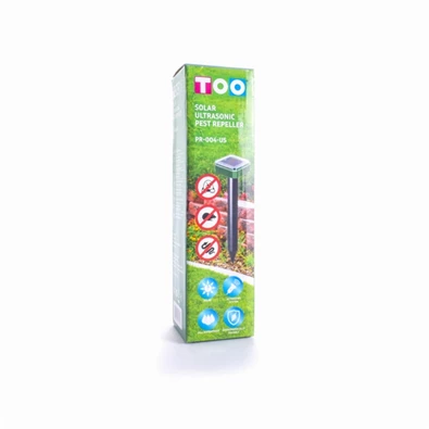 TOO PR-004-US kerti ultrahangos vakond-, egér- és kártevőriasztó TOO PR-004-US kerti ultrahangos vakond-, egér- és kártevőriasztó