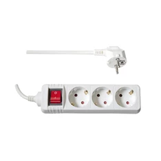 TOO PSW-315S 3 aljzat 1.5 méter 3x1.0mm2 fehér kapcsolós elosztó TOO PSW-315S 3 aljzat 1.5 méter 3x1.0mm2 fehér kapcsolós elosztó