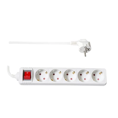 TOO PSW-530S 5 aljzat 3 méter 3x1.5mm2 fehér kapcsolós elosztó TOO PSW-530S 5 aljzat 3 méter 3x1.5mm2 fehér kapcsolós elosztó