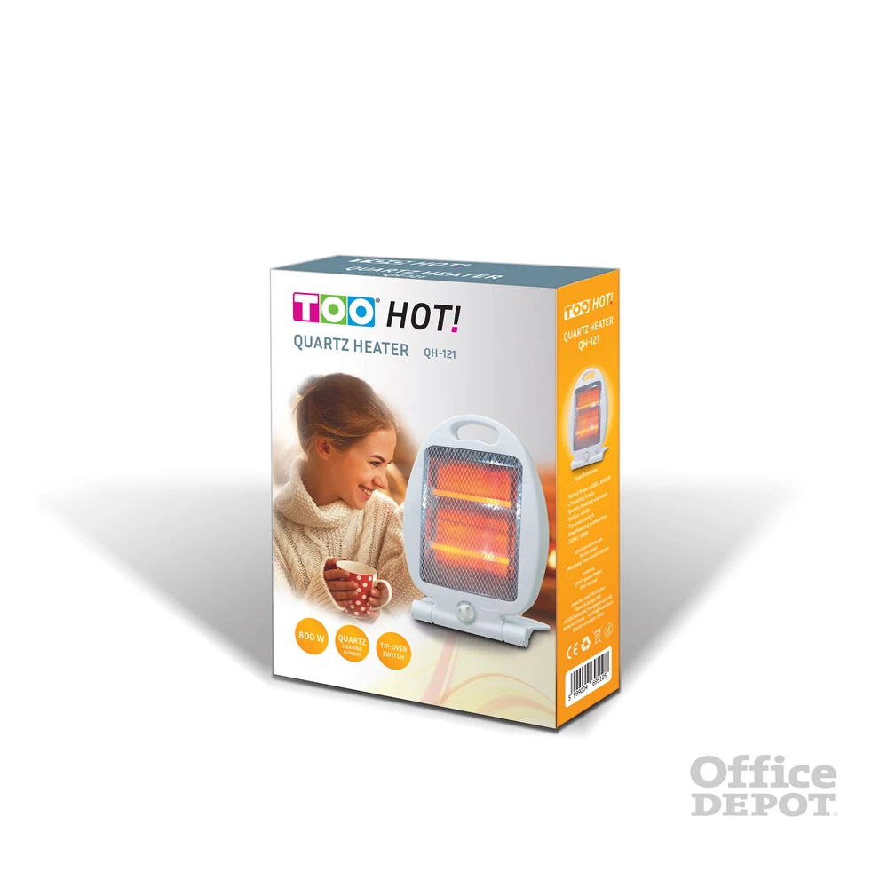 TOO QH-121 800W asztali kvarc hősugárzó
