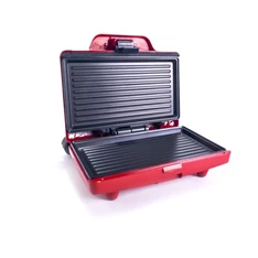 TOO SM-103R-750W 2in1 piros grill - panini szendvicssütő TOO SM-103R-750W 2in1 piros grill - panini szendvicssütő
