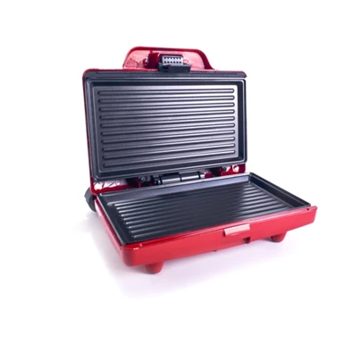 TOO SM-103R-750W 2in1 piros grill - panini szendvicssütő TOO SM-103R-750W 2in1 piros grill - panini szendvicssütő