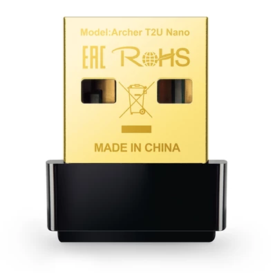 TP-Link Archer T2U Nano AC600 Dual-Band Vezeték nélküli USB adapter TP-Link Archer T2U Nano AC600 Dual-Band Vezeték nélküli USB adapter