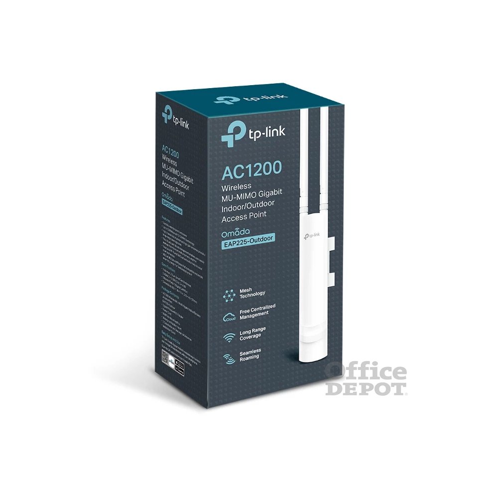 TP-Link EAP225-Outdoor AC1200 Dual-Band Vezeték nélküli kültéri Access Point