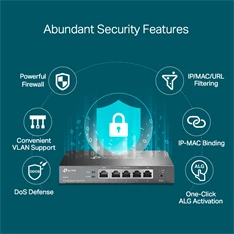 TP-Link ER605 Omada Gigabit Multi-WAN VPN Router TP-Link ER605 Omada Gigabit Multi-WAN VPN Router