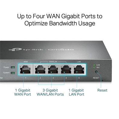 TP-Link ER605 Omada Gigabit Multi-WAN VPN Router TP-Link ER605 Omada Gigabit Multi-WAN VPN Router