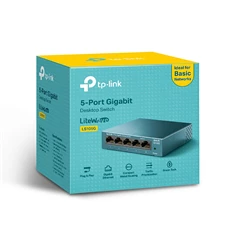 TP-Link LS105G 5port 10/100/1000Mbps LAN nem menedzselhető asztali Switch TP-Link LS105G 5port 10/100/1000Mbps LAN nem menedzselhető asztali Switch
