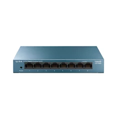 TP-Link LS108G 8port 10/100/1000Mbps LAN nem menedzselhető asztali Switch TP-Link LS108G 8port 10/100/1000Mbps LAN nem menedzselhető asztali Switch