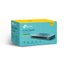 TP-Link LS108G 8port 10/100/1000Mbps LAN nem menedzselhető asztali Switch TP-Link LS108G 8port 10/100/1000Mbps LAN nem menedzselhető asztali Switch
