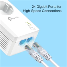 TP-Link TL-PA7027P AV1000 2-Port Gigabit Passthrough Powerline Starter Kit TP-Link TL-PA7027P AV1000 2-Port Gigabit Passthrough Powerline Starter Kit