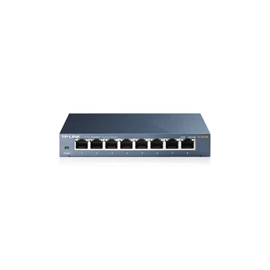 TP-Link TL-SG108 8port 10/100/1000Mbps LAN nem menedzselhető asztali Switch TP-Link TL-SG108 8port 10/100/1000Mbps LAN nem menedzselhető asztali Switch