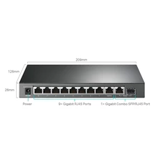 TP-Link TL-SG1210MPE 9xGbE PoE+ LAN 1xGbE Combo RJ45/SFP port Easy Smart (123W) PoE+ switch TP-Link TL-SG1210MPE 9xGbE PoE+ LAN 1xGbE Combo RJ45/SFP port Easy Smart (123W) PoE+ switch