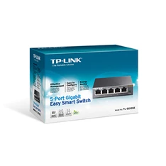 TP-Link TL-SG105E 5port 10/100/1000Mbps LAN menedzselhető asztali Switch TP-Link TL-SG105E 5port 10/100/1000Mbps LAN menedzselhető asztali Switch
