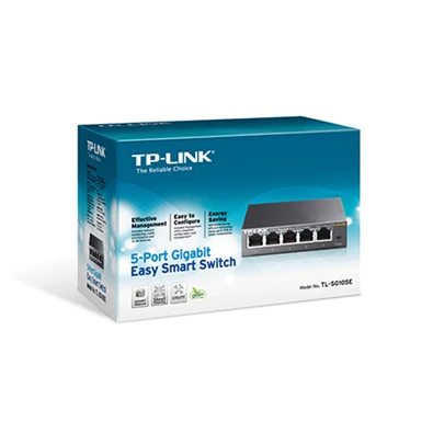 TP-Link TL-SG105E 5port 10/100/1000Mbps LAN menedzselhető asztali Switch TP-Link TL-SG105E 5port 10/100/1000Mbps LAN menedzselhető asztali Switch