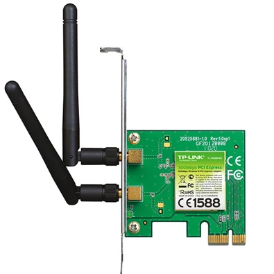 TP-Link TL-WN881ND Vezeték nélküli 300Mbps PCI-E adapter TP-Link TL-WN881ND Vezeték nélküli 300Mbps PCI-E adapter