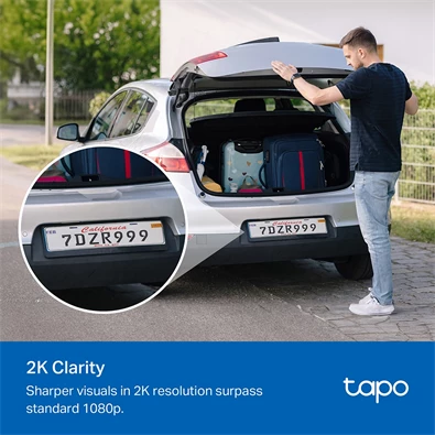 TP-Link Tapo C410 KIT 2K 3MP IP65 kültéri Napelemes biztonsági Wi-Fi kamera szett TP-Link Tapo C410 KIT 2K 3MP IP65 kültéri Napelemes biztonsági Wi-Fi kamera szett