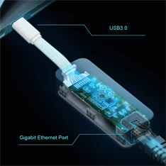 TP-Link UE300C USB 3.0 Type-C to RJ45 Gigabit Ethernet Network Adapter TP-Link UE300C USB 3.0 Type-C to RJ45 Gigabit Ethernet Network Adapter