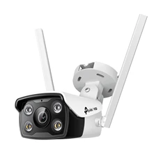 TP-Link VIGI C340-W /4MP/4mm/kültéri/H265/IR30m/SD/Smart Detection/kétirányú hang/Full-Color IP wifi csőkamera TP-Link VIGI C340-W /4MP/4mm/kültéri/H265/IR30m/SD/Smart Detection/kétirányú hang/Full-Color IP wifi csőkamera