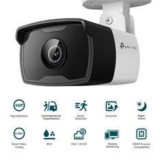 TP-Link VIGI C340I /4MP/2,8mm/kültéri/H265/IR30m/Smart Detection/IP csőkamera TP-Link VIGI C340I /4MP/2,8mm/kültéri/H265/IR30m/Smart Detection/IP csőkamera