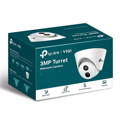 TP-Link VIGI C400HP /3MP/2,8mm/beltéri/H265/IR30M/IP turret kamera TP-Link VIGI C400HP /3MP/2,8mm/beltéri/H265/IR30M/IP turret kamera